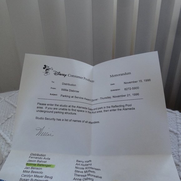 Disney CAST MEMBER ~ 10 Years of SERVICE ~ AWARD, Name Tag BADGES, Related Items - Picture 3 of 5